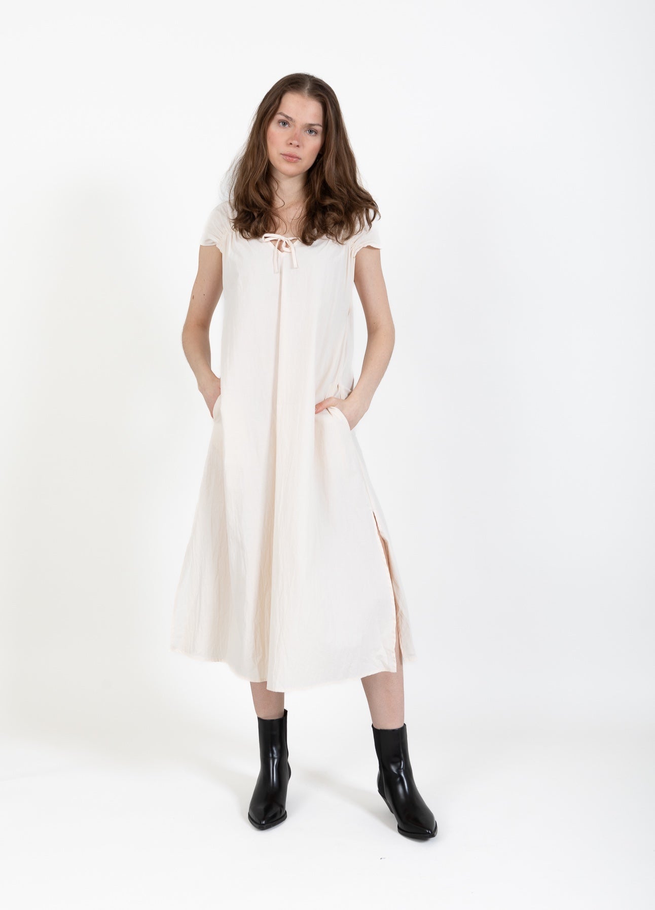 CC Heart CC HEART ALIZA KLEID MIT RAFFUNGEN Dress Creme - 241