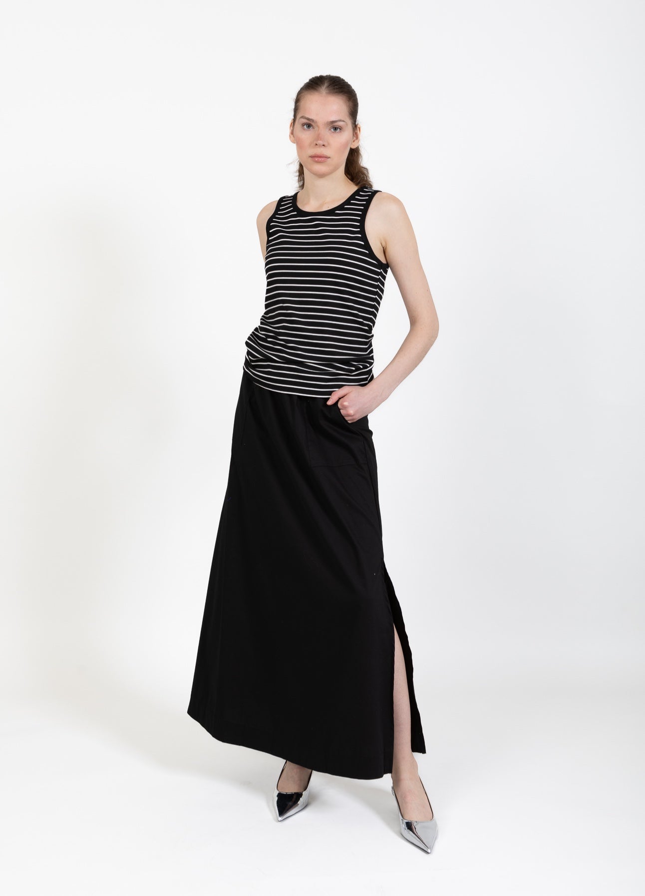 CC Heart CC HEART FAYE GESTREIFTES OBERTEIL Shirt/Blouse Black/white stripes - 102