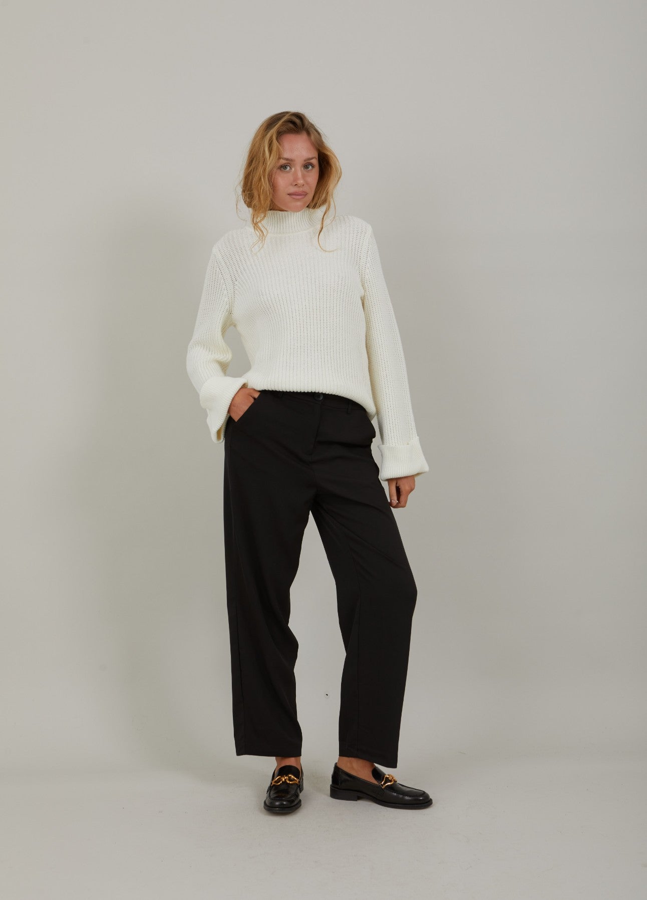 CC Heart CC HEART LANGE LOCKERE HOSE Pants Black - 100