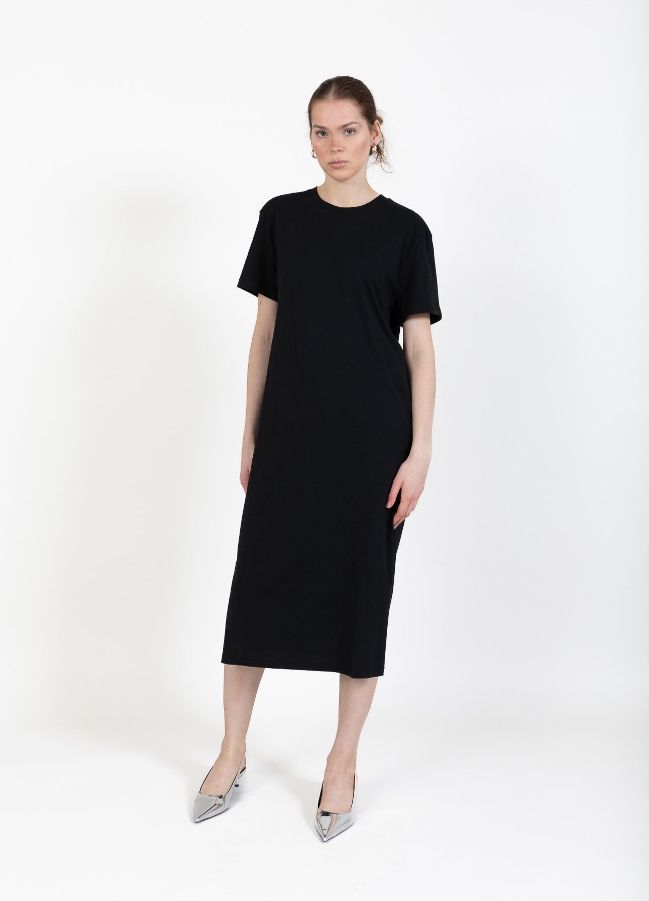 CC Heart CC HEART LOGO T-SHIRT KLEID Dress Black - 100