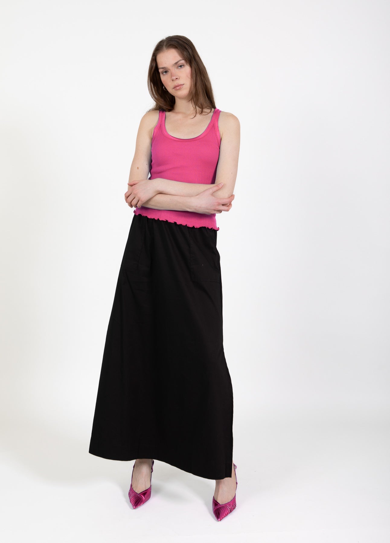 CC Heart CC HEART SEIDEN-TRÄGERTOP Top - Short sleeve Berry - 693
