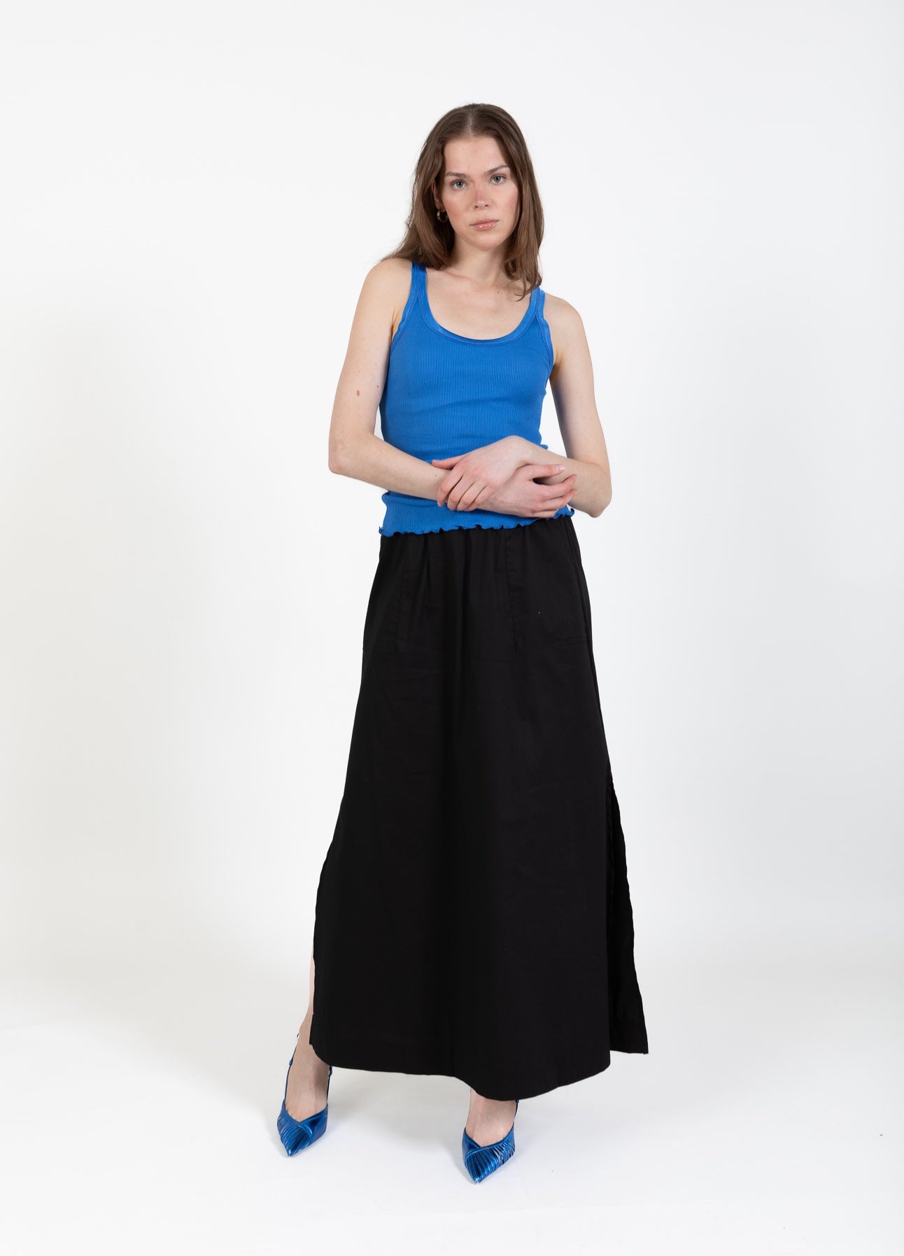 CC Heart CC HEART SEIDEN-TRÄGERTOP Top - Short sleeve Cobalt Blue - 514