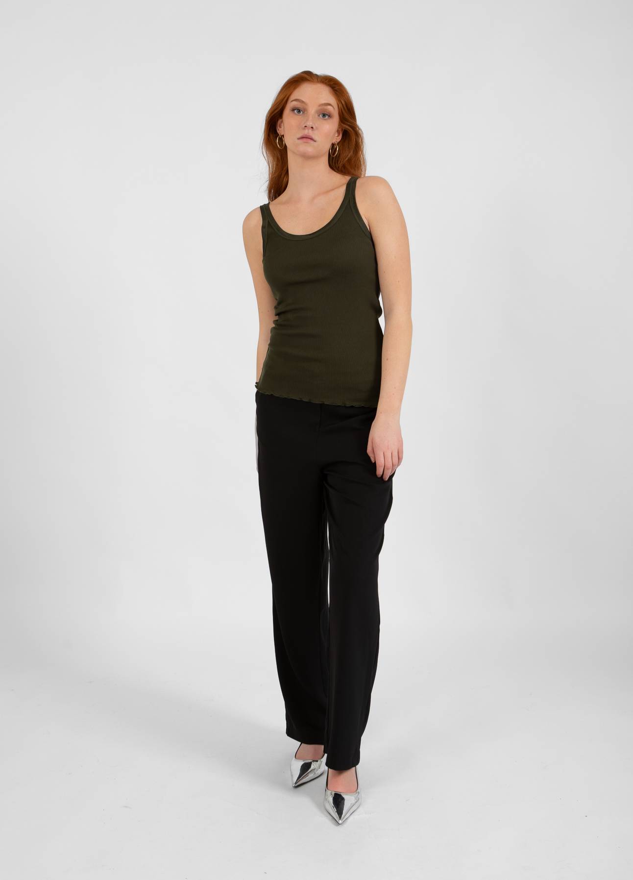 CC Heart CC HEART SEIDEN-TRÄGERTOP Top - Short sleeve Hunter Green - 486