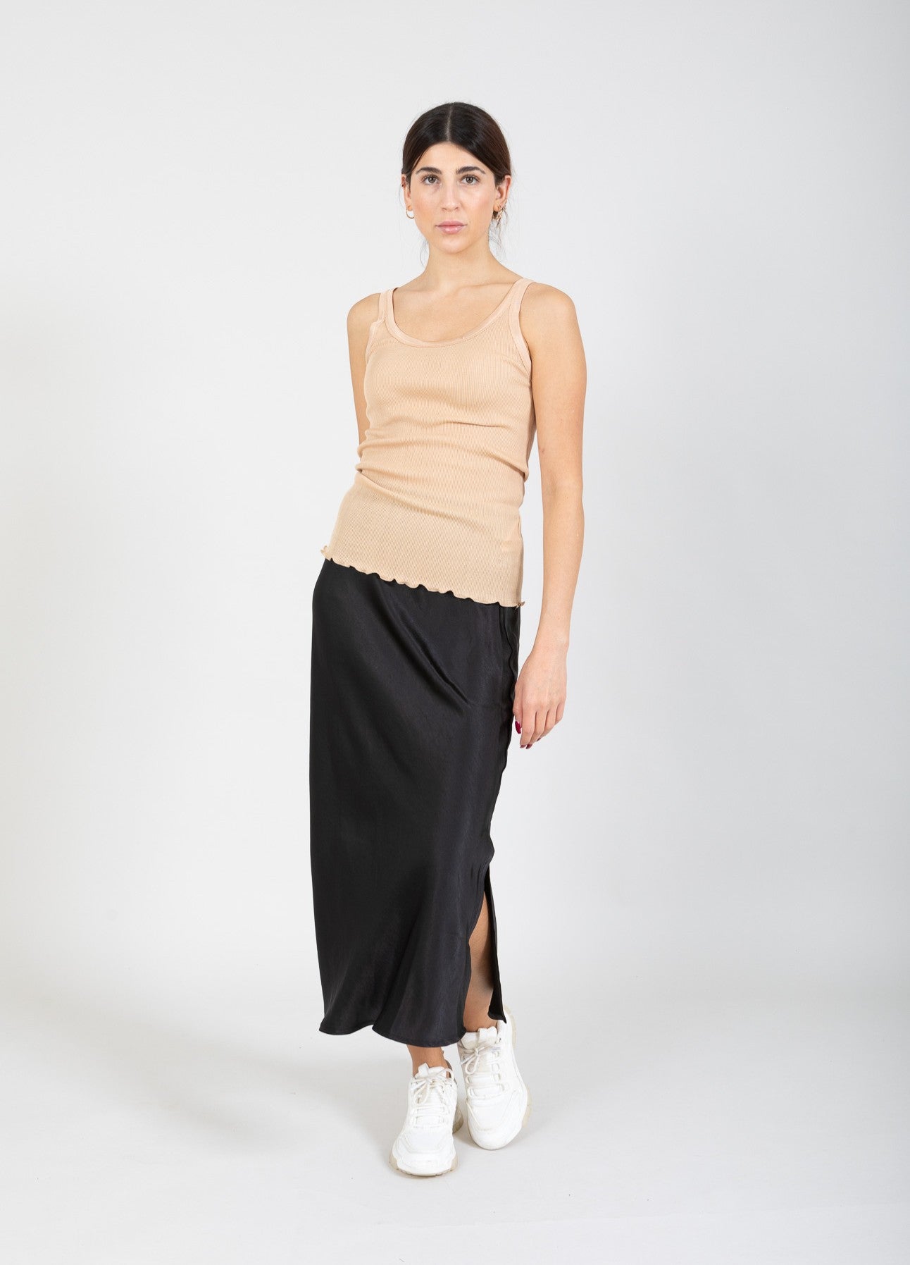CC Heart CC HEART SEIDEN-TRÄGERTOP Top - Short sleeve Tan - 342