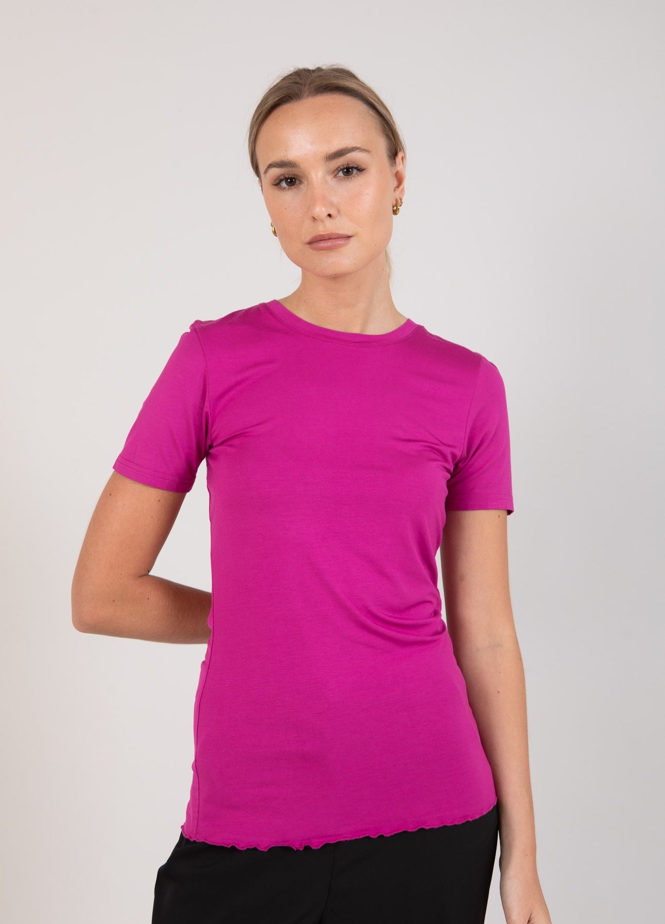 CC Heart CC HEART SOFIA KURZÄRMELIGE BLUSE Shirt/Blouse Berry - 693