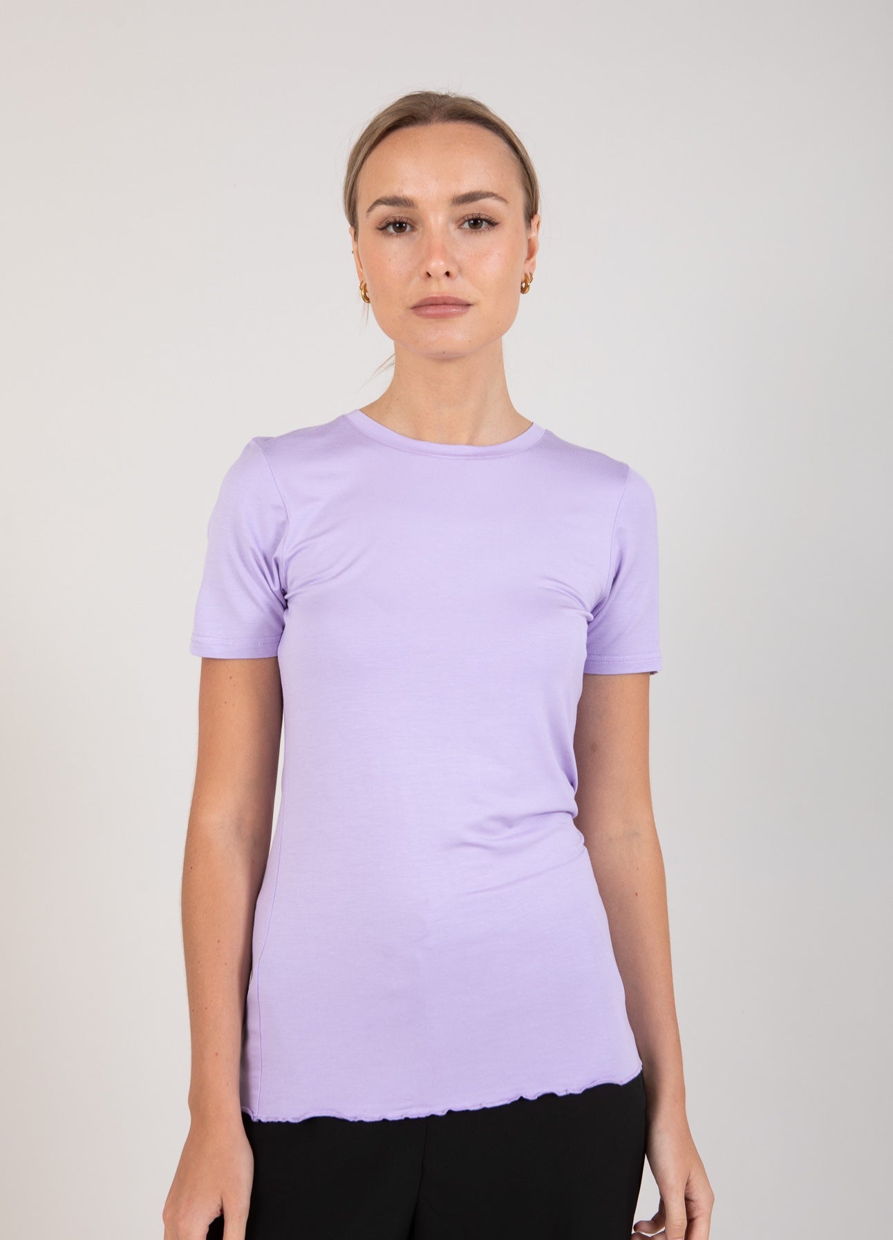 CC Heart CC HEART SOFIA KURZÄRMELIGE BLUSE Shirt/Blouse Lavender - 824