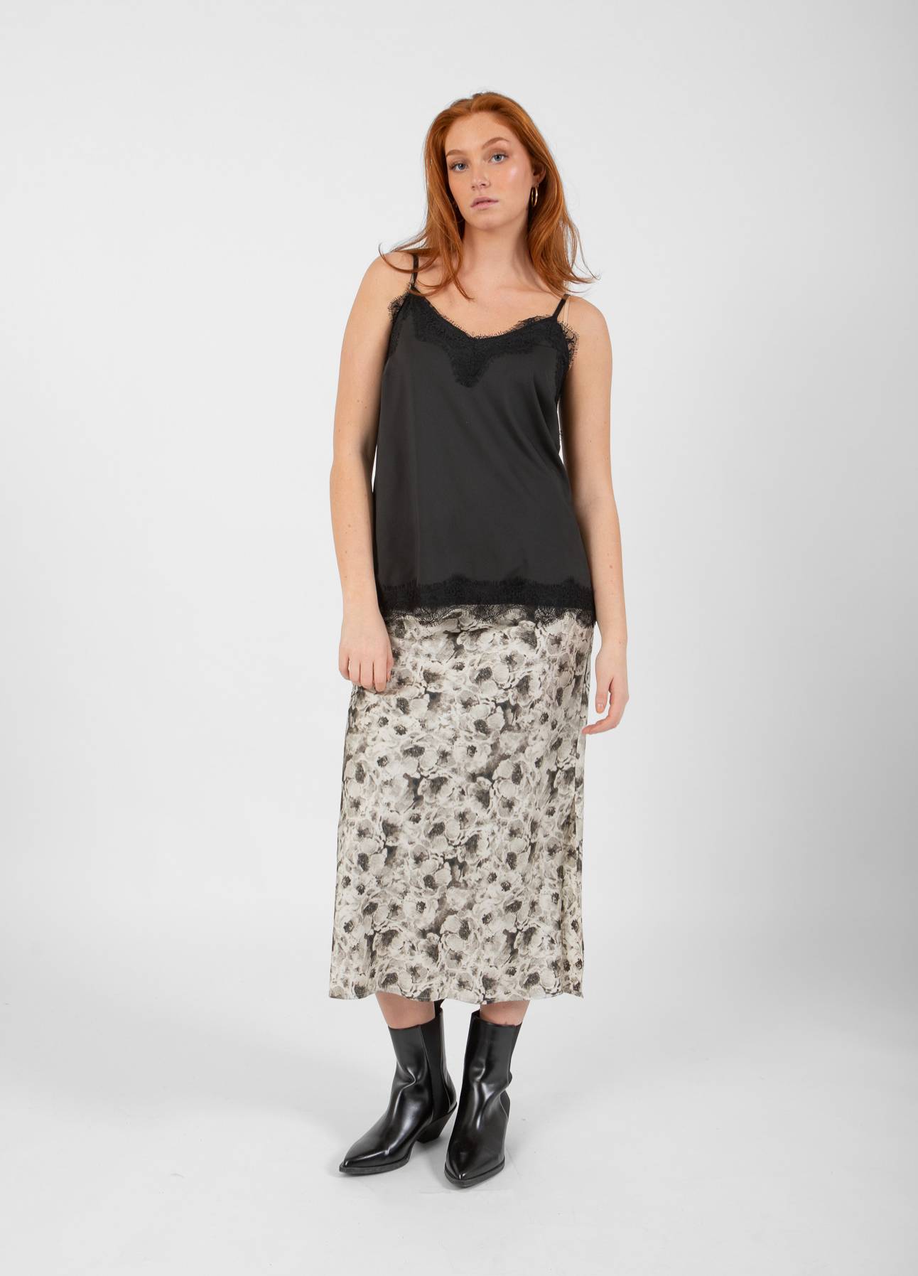 CC Heart CC HEART SPITZENTOP Top - Short sleeve Black - 100