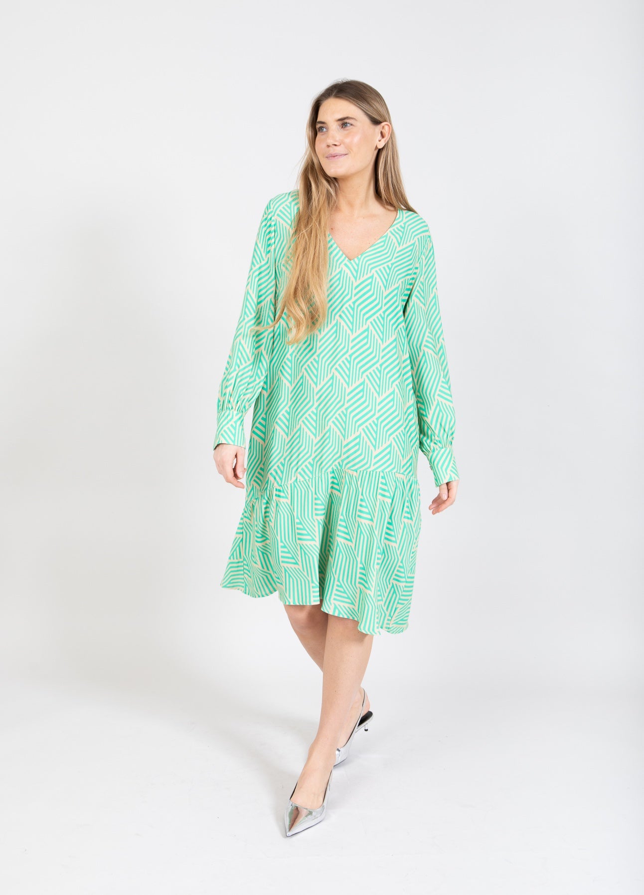 Coster Copenhagen KLEID MIT GRAFISCHEM DRUCK Dress Graphic print - 996