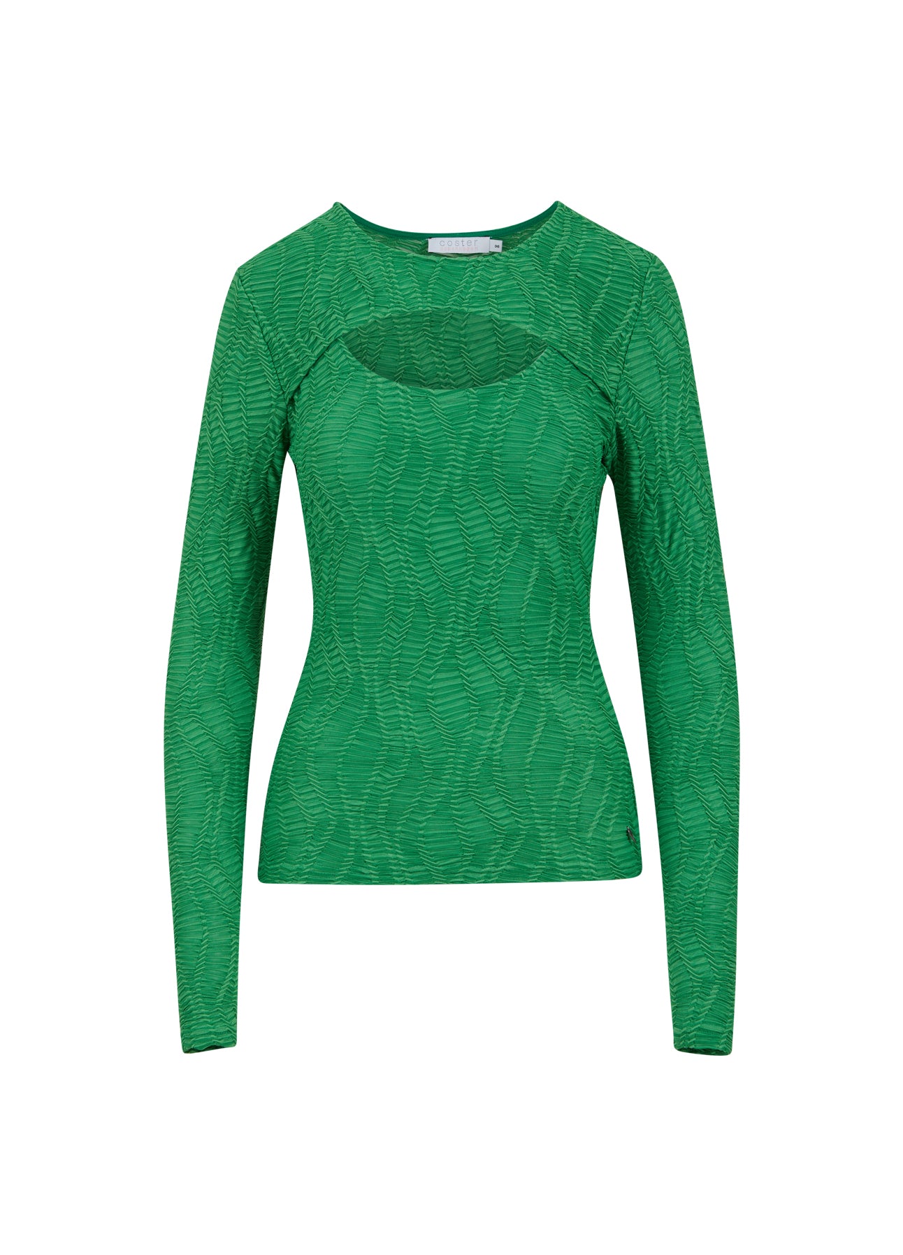 Coster Copenhagen   LANGARM T-SHIRT MIT STRUKTUR  Shirt/Blouse Leaf green - 453