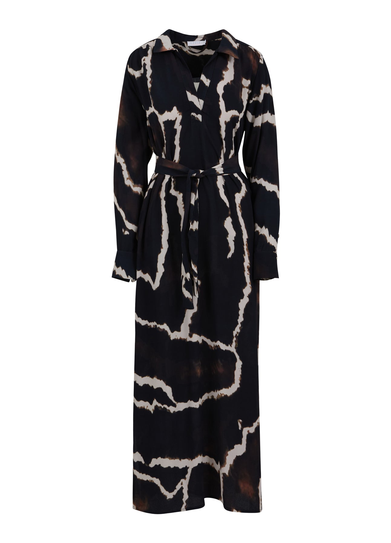 Coster Copenhagen   LANGES KLEID MIT NACHTWOLKEN-DRUCK  Dress Night clouds print - 924
