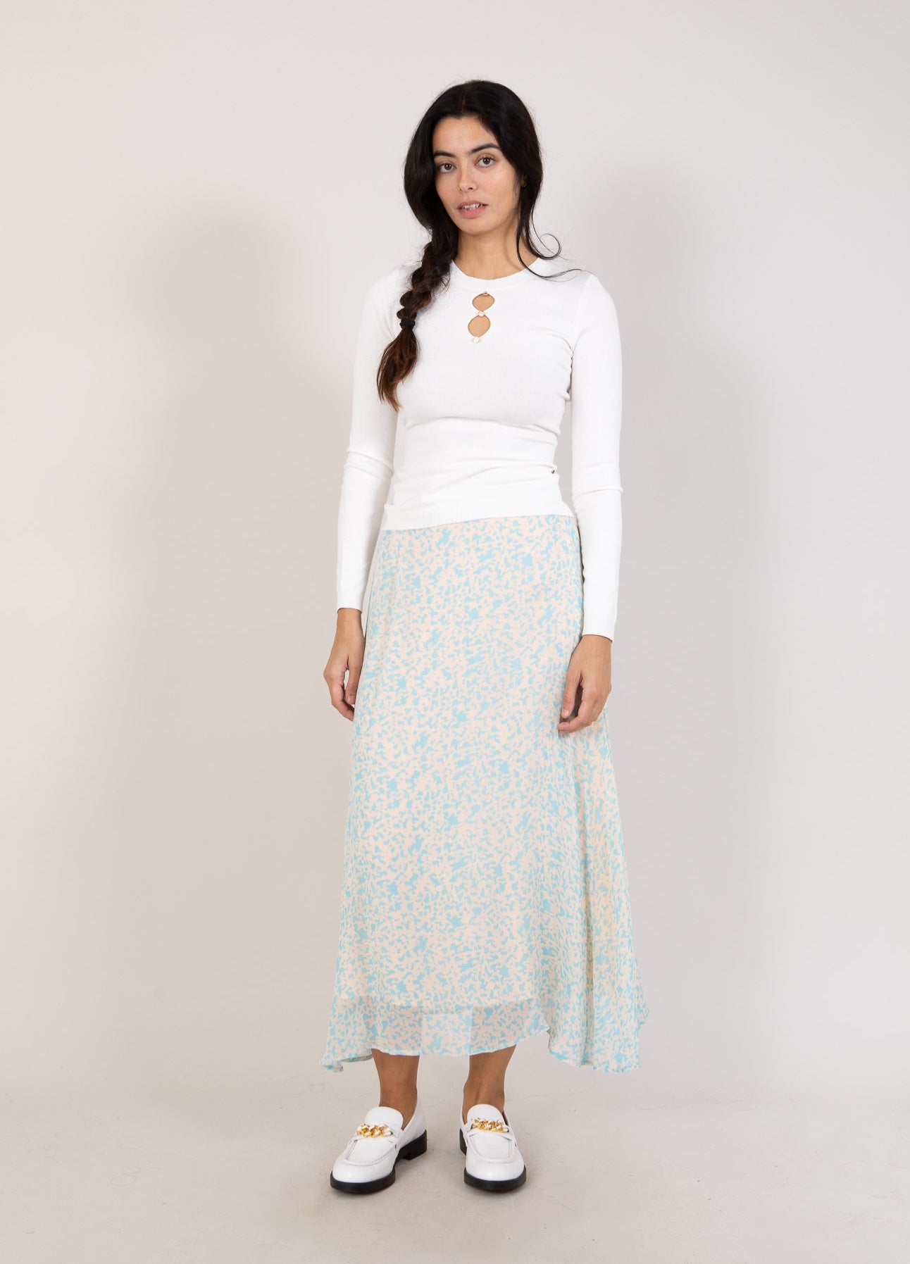 Coster Copenhagen ROCK MIT LEO SPLASH PRINT Skirt Leo splash print - 908
