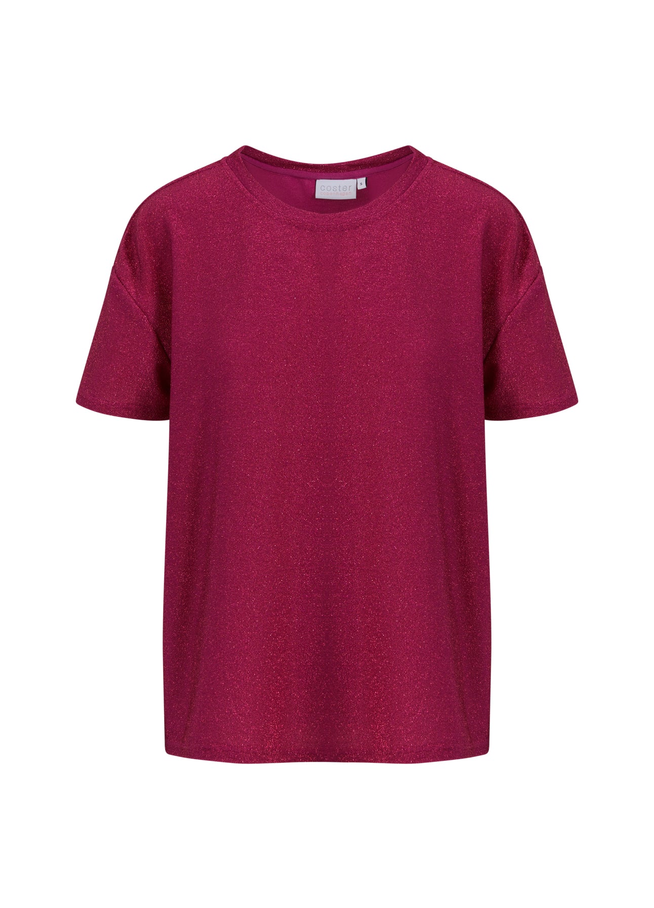Coster Copenhagen    SCHIMMER T-SHIRT Top - Short sleeve Pink shimmer - 628