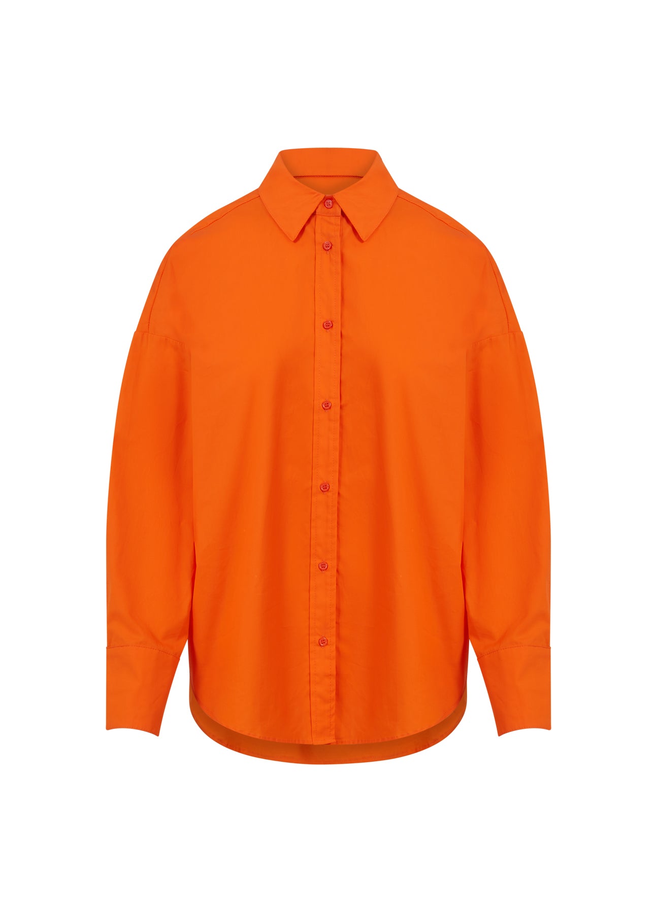 CC Heart   CC HEART HARPER OVERSIZED SHIRT AUS BAUMWOLLE Shirt/Blouse Orange -701