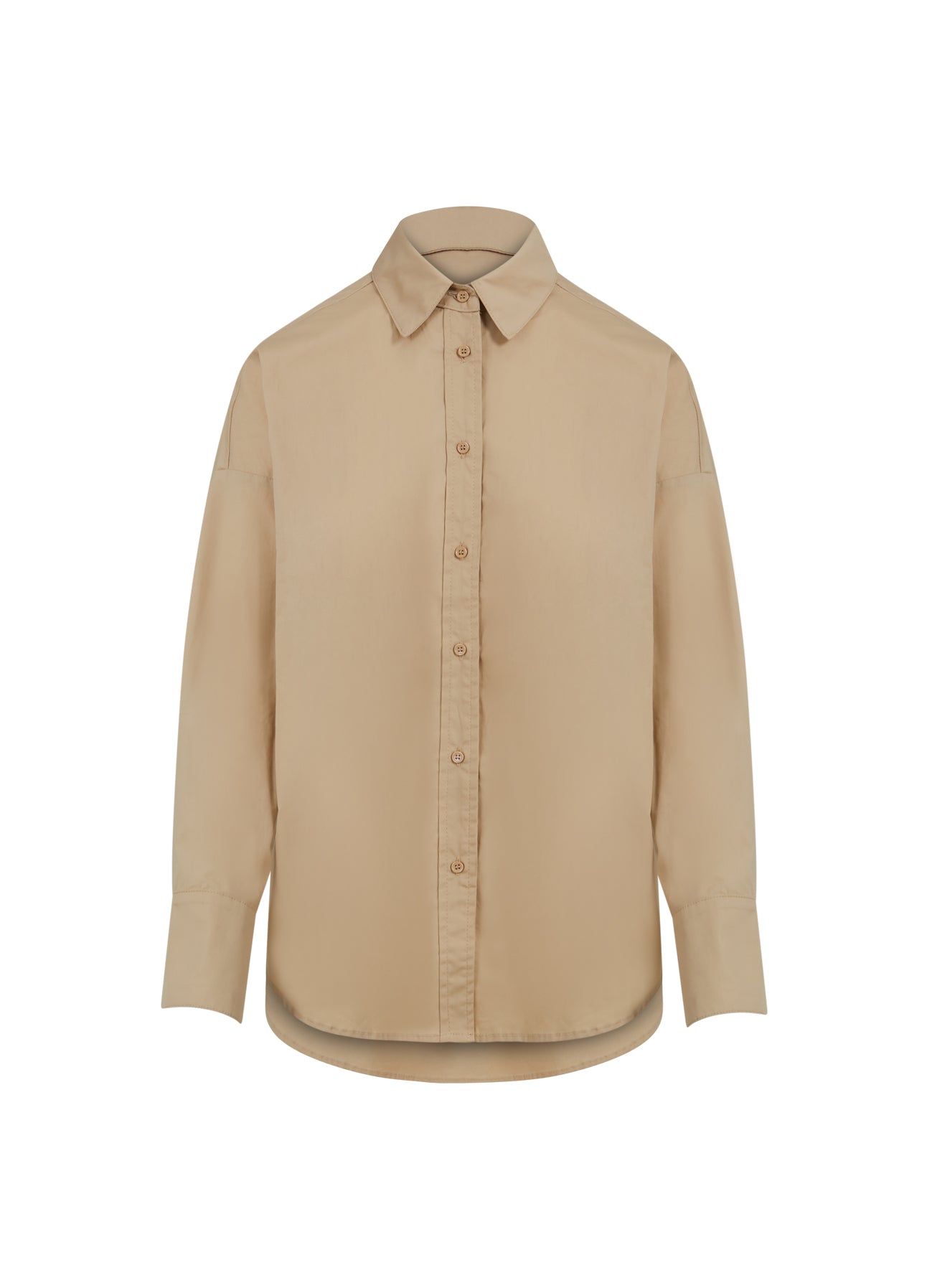 CC Heart   CC HEART HARPER OVERSIZED SHIRT AUS BAUMWOLLE Shirt/Blouse Sand - 363