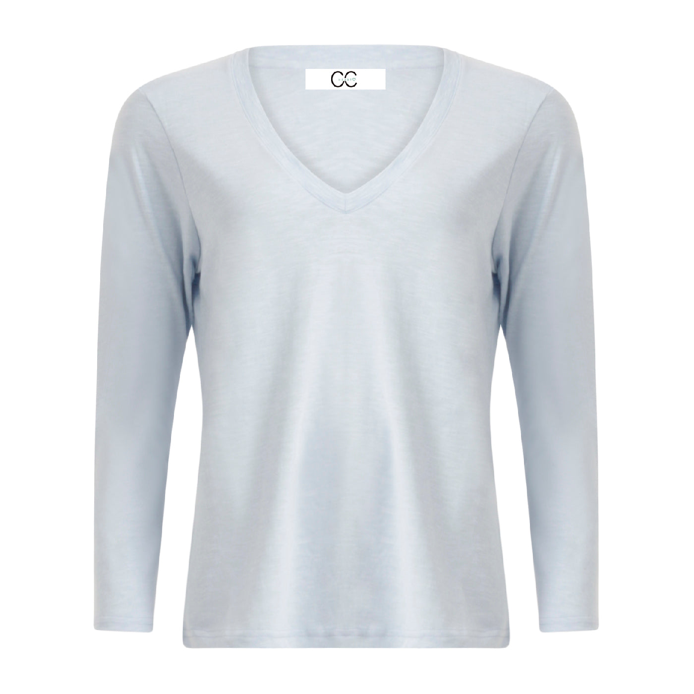 CC Heart CC HEART LANGARM V-AUSSCHNITT T-SHIRT T-Shirt Powder blue - 588