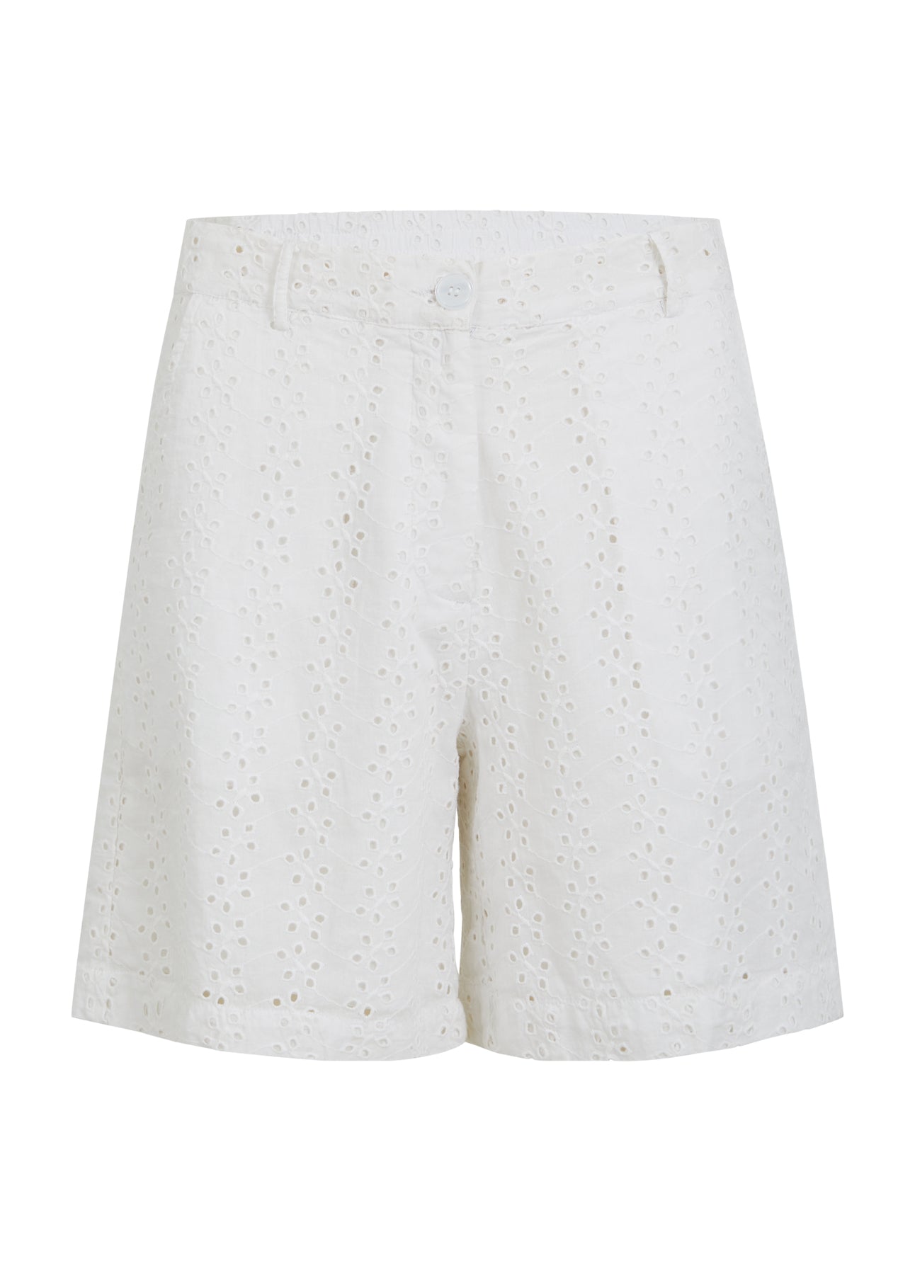 White cotton shorts womens sale