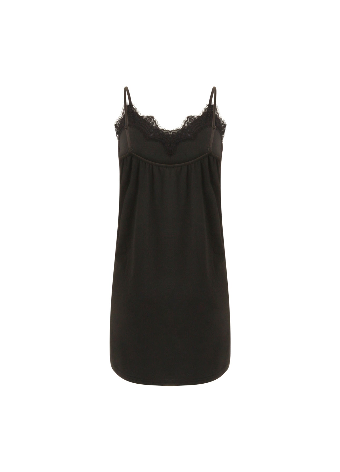 CC Heart CC HEART SLIP DRESS MIT SPITZE Dress Black - 100