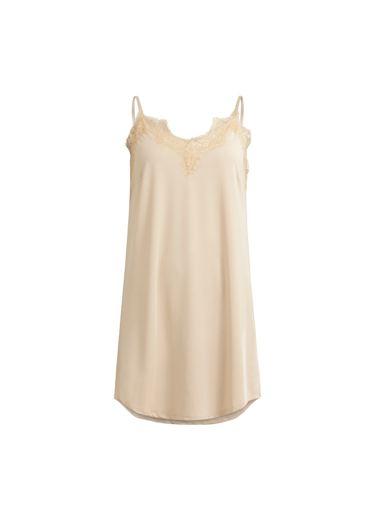 CC Heart CC HEART SLIP DRESS MIT SPITZE Dress Nude - 331