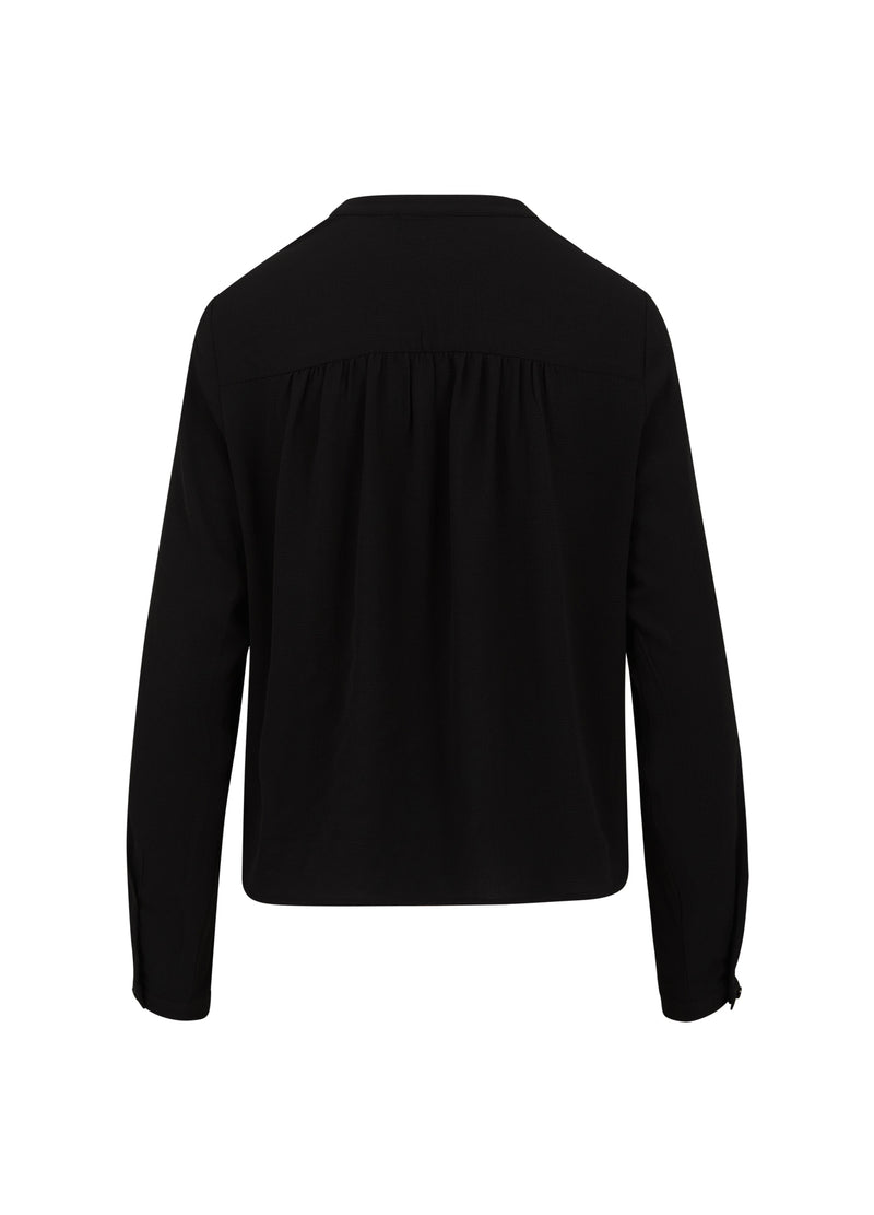 Coster Copenhagen BLUSE MIT BAND Shirt/Blouse Black - 100