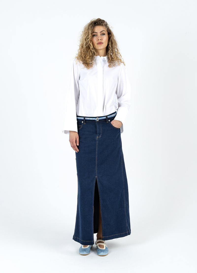 Coster Copenhagen BLUSE MIT FALTEN Shirt/Blouse White - 200