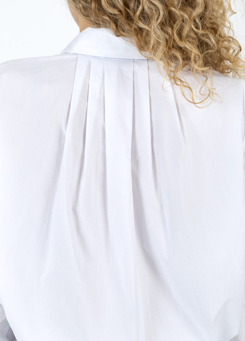 Coster Copenhagen BLUSE MIT FALTEN Shirt/Blouse White - 200
