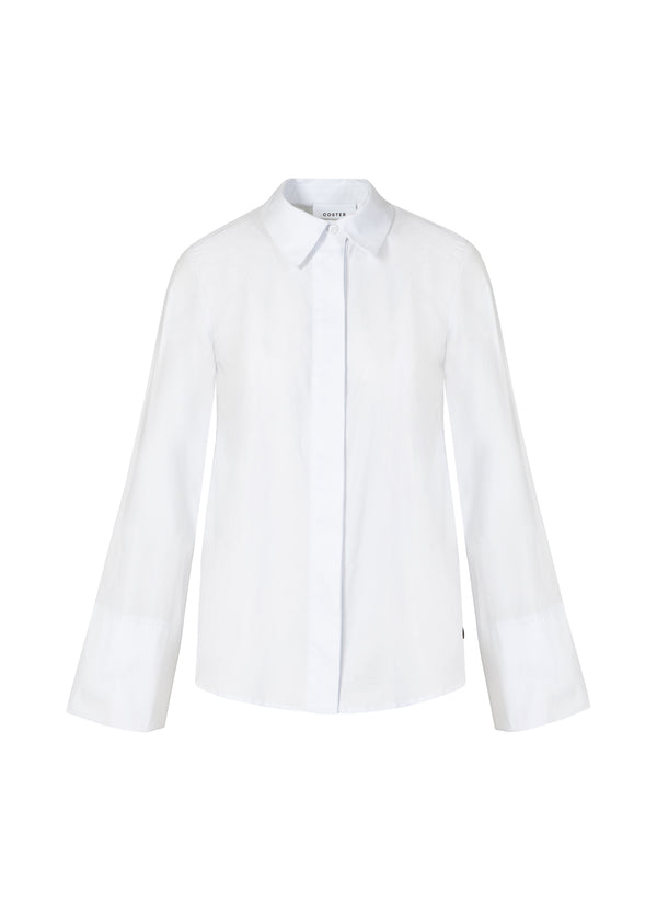 Coster Copenhagen BLUSE MIT FALTEN Shirt/Blouse White - 200