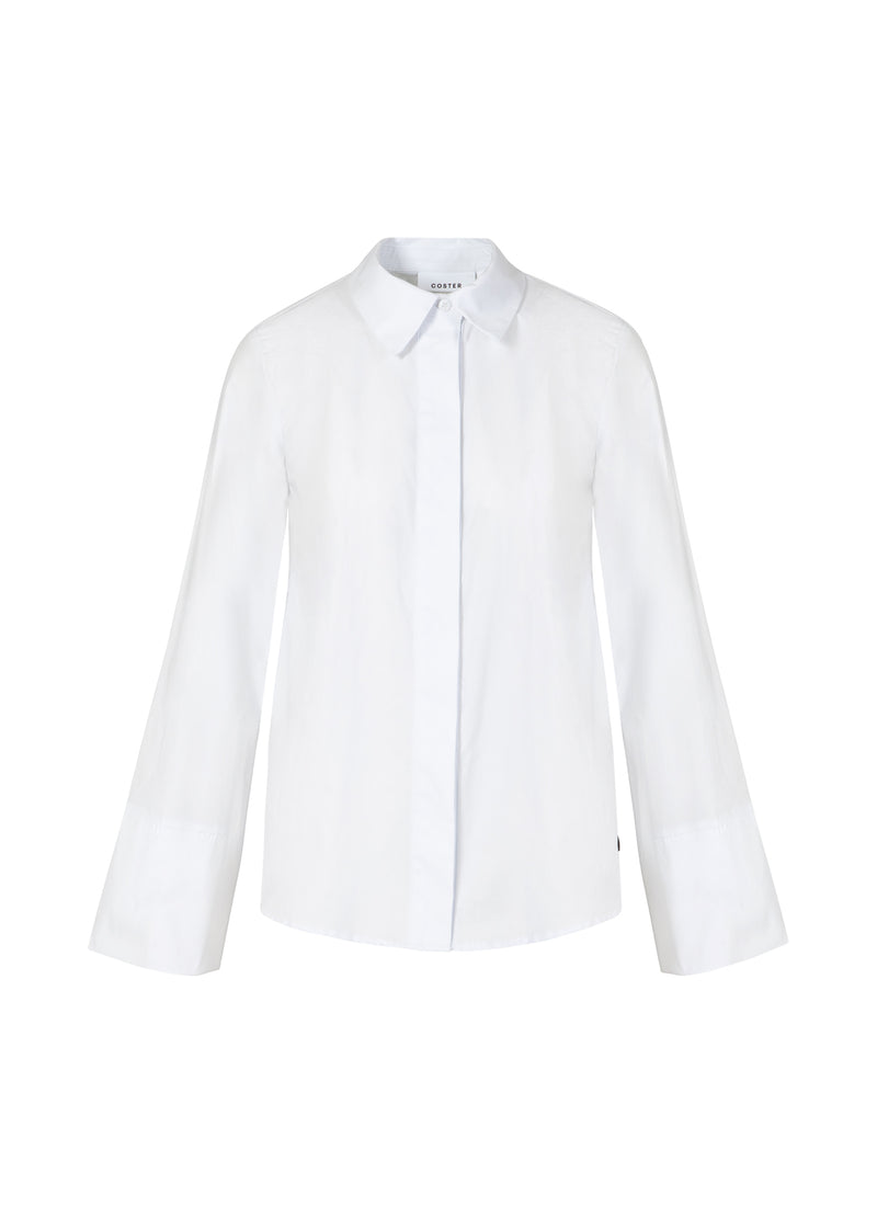 Coster Copenhagen BLUSE MIT FALTEN Shirt/Blouse White - 200