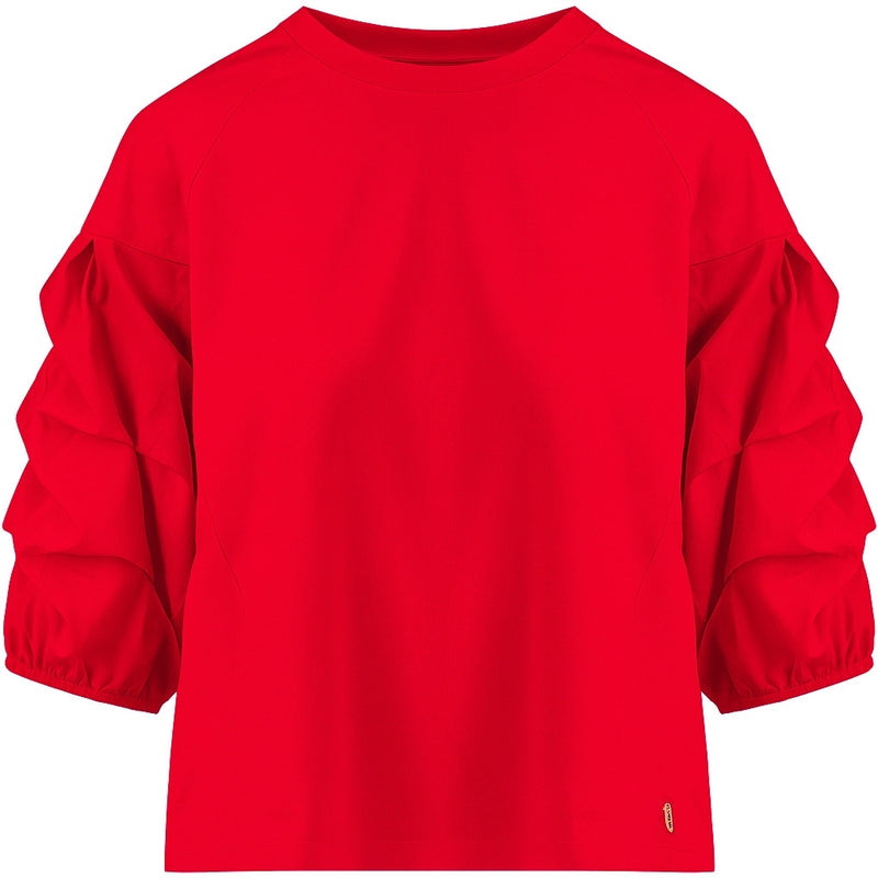 Coster Copenhagen BLUSE MIT PUFFÄRMELN Shirt/Blouse Red - 600