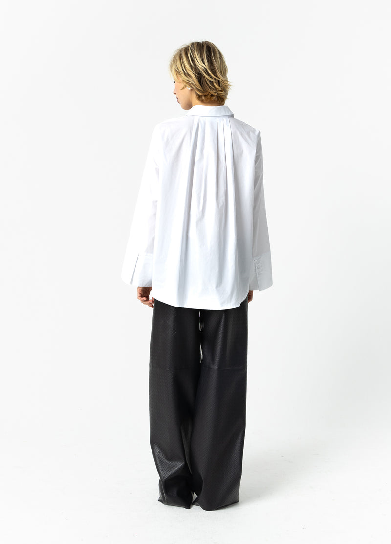 Coster Copenhagen BLUSE MIT RÜCKENFALTEN Shirt/Blouse White - 200