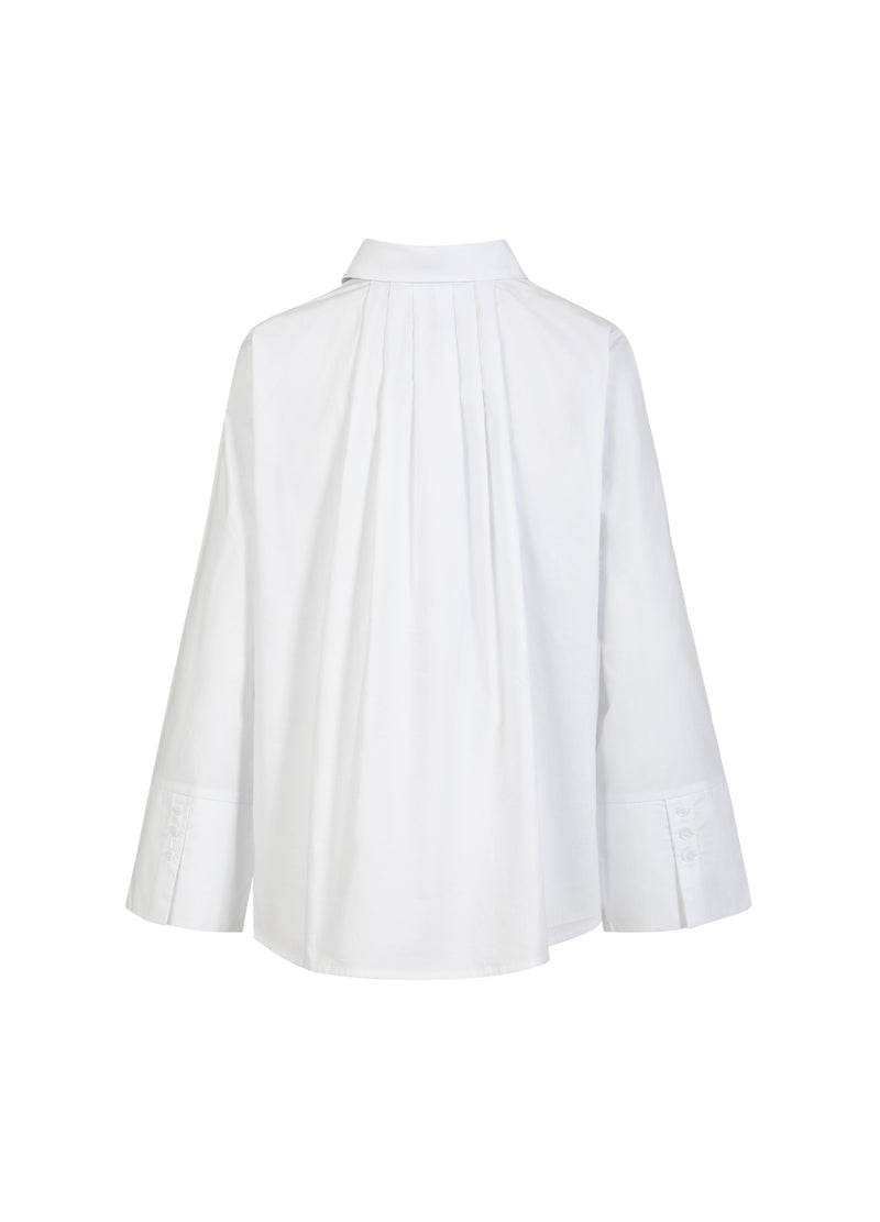 Coster Copenhagen BLUSE MIT RÜCKENFALTEN Shirt/Blouse White - 200