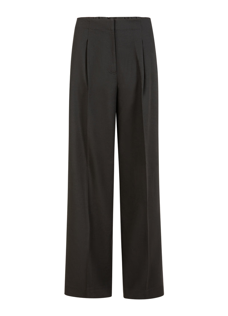 Coster Copenhagen BREITE ANZUGHOSEN - SCHLANKE PASSFORM Pants Black - 100