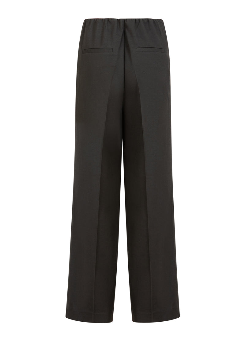 Coster Copenhagen BREITE ANZUGHOSEN - SCHLANKE PASSFORM Pants Black - 100