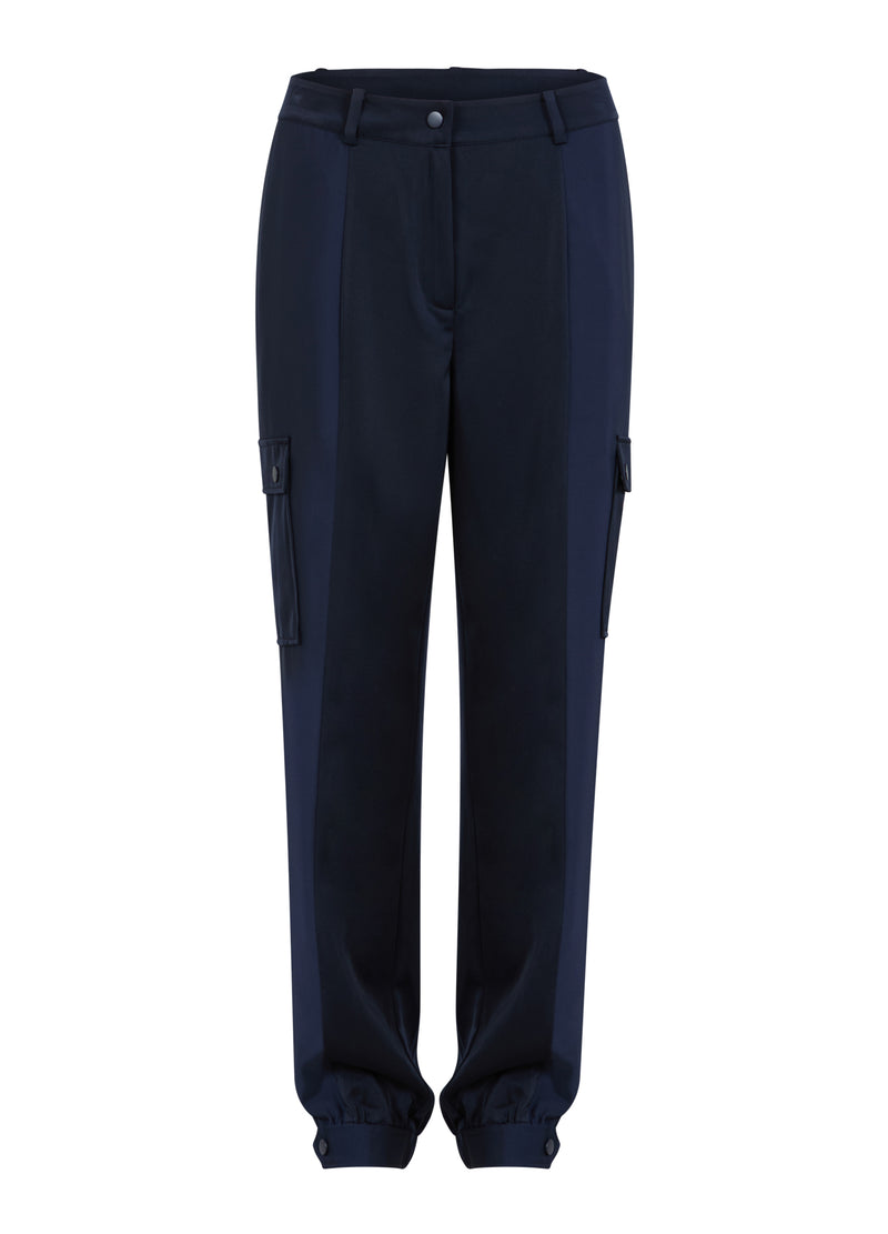 Coster Copenhagen CARGOHOSE - STELLA PASSFORM Pants Dark blue - 579