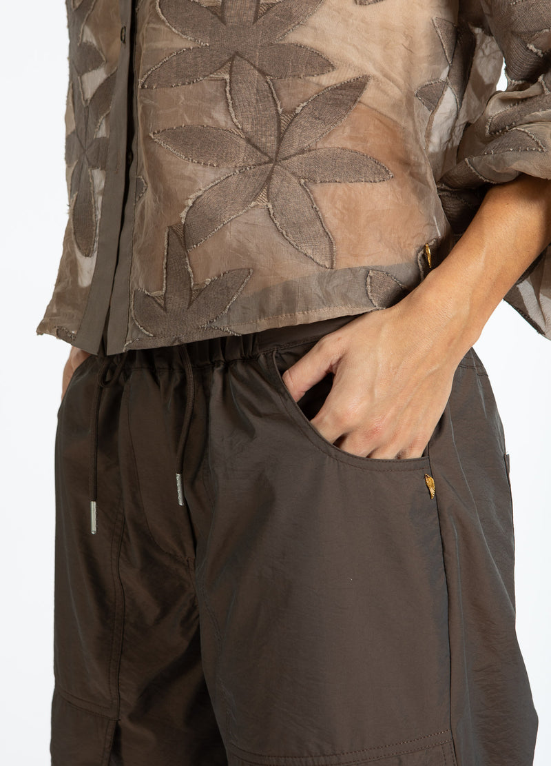 Coster Copenhagen CARGO HOSE - SILLE FIT Pants Warm brown - 367