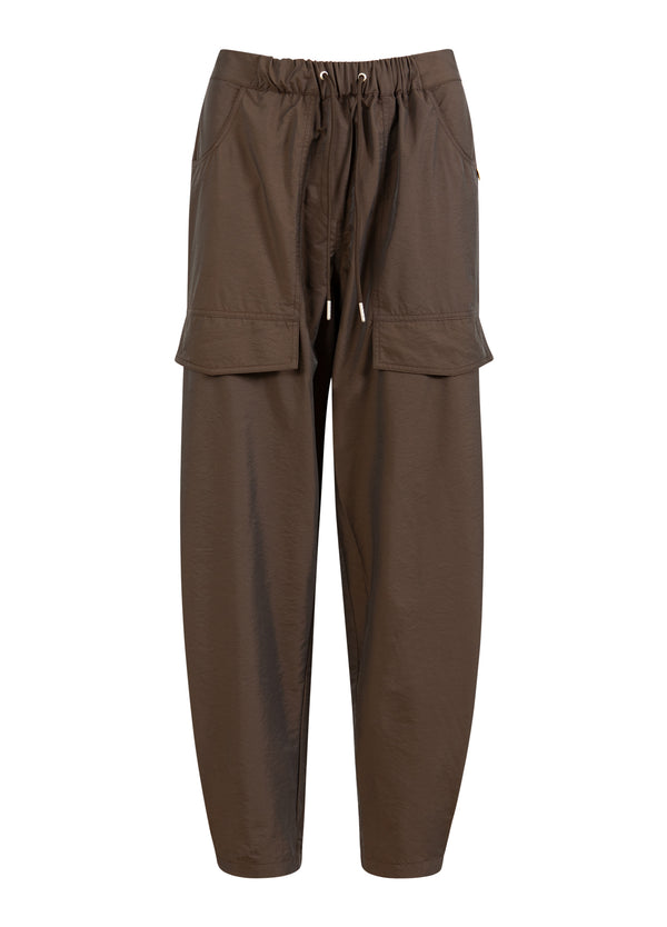 Coster Copenhagen CARGO HOSE - SILLE FIT Pants Warm brown - 367