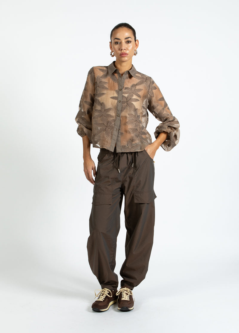 Coster Copenhagen CARGO HOSE - SILLE FIT Pants Warm brown - 367