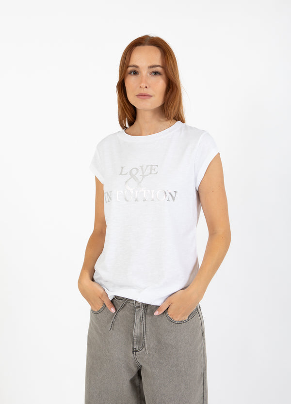 CC Heart CC HEART ALFI T-SHIRT - CAP-ÄRMEL T-Shirt White - 200