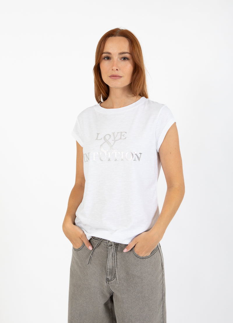 CC Heart CC HEART ALFI T-SHIRT - CAP-ÄRMEL T-Shirt White - 200