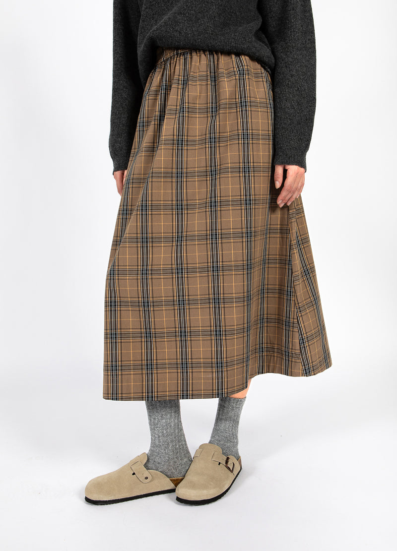 CC Heart CC HEART ALIA LANGER ROCK Skirt Golden brown check - 793