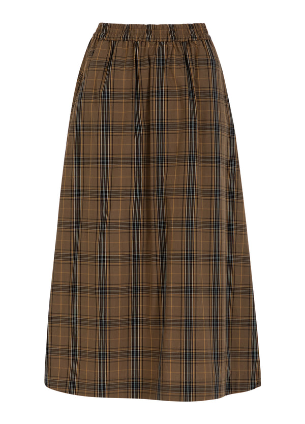 CC Heart CC HEART ALIA LANGER ROCK Skirt Golden brown check - 793