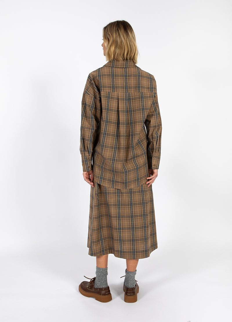 CC Heart CC HEART ALIA LOCKERES HEMD Shirt/Blouse Golden brown check - 793