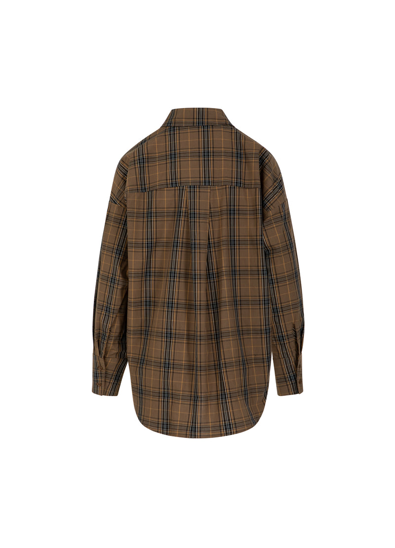 CC Heart CC HEART ALIA LOCKERES HEMD Shirt/Blouse Golden brown check - 793