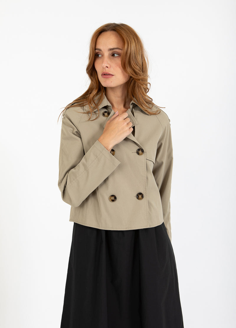 CC Heart CC HEART ALICIA KURZER TRENCHCOAT Outerwear Sand olive - 406