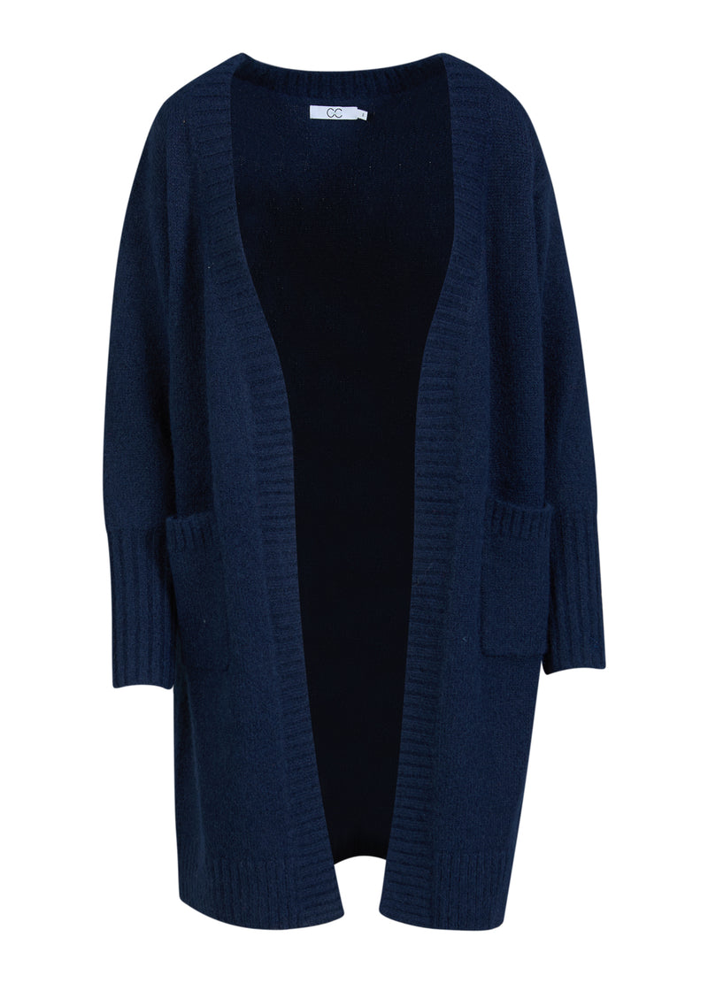 CC Heart  CC HEART AMELIA ALPAKA STRICKJACKE Knitwear Navy - 563