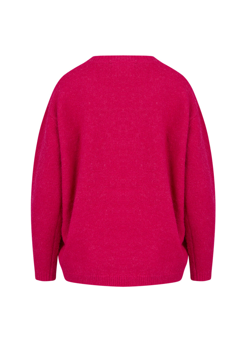 CC Heart  CC HEART AMELIA ALPAKA V-AUSSCHNITT Knitwear Bright pink - 663