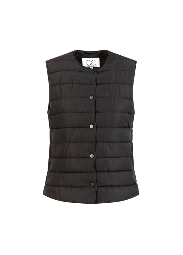 CC Heart CC HEART ASTA QUILTED VEST Outerwear Black - 100