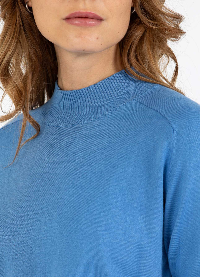 CC Heart CC HEART BELLA ROLLKRAGENPULLOVER Knitwear Dream blue - 529