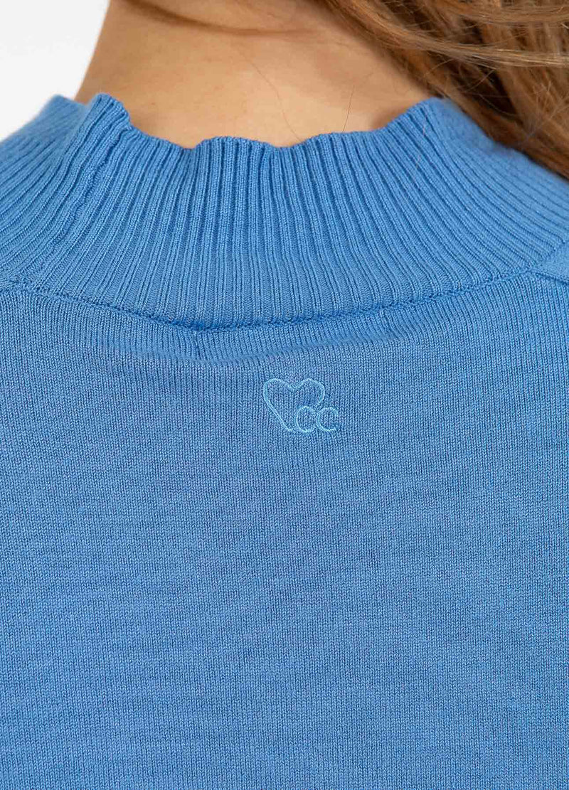 CC Heart CC HEART BELLA ROLLKRAGENPULLOVER Knitwear Dream blue - 529