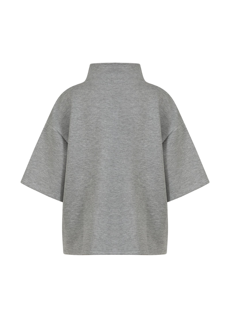 CC Heart CC HEART BILLIE REIßVERSCHLUSS TEE Shirt/Blouse Grey Melange - 182