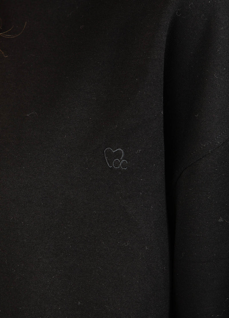 CC Heart CC HEART BILLIE SWEATSHIRT-KAPUZENPULLOVER Shirt/Blouse Black - 100